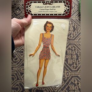1 Judy Garland and 2 Carmen Miranda paper dolls